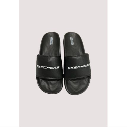 SKECHERS FULL BLACK COMFORT SOFT SLIPPER