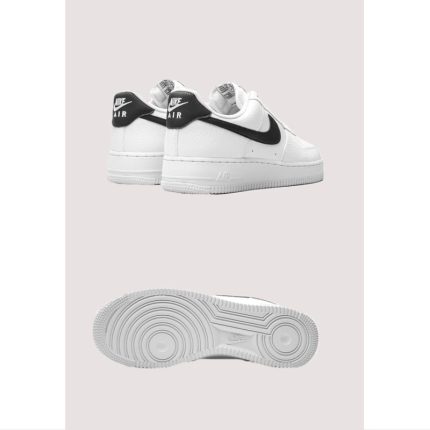 NIKE AIR FORCE-1 WHITE-BLACK LOW SWOOSH (PREMIUM BATCH).