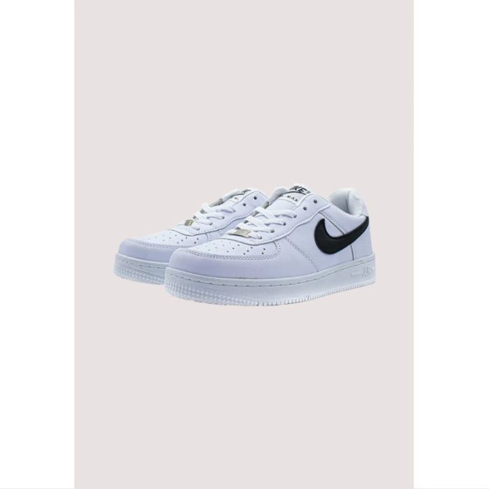 NIKE AIR FORCE-1 WHITE- BLACK (PREMIUM BATCH)