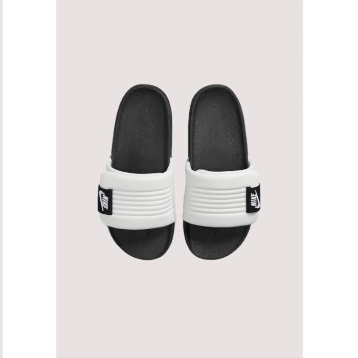 NIKE OFFCOURT WHITE-BLACK ADJUST SLIDE REVIVE FOAM