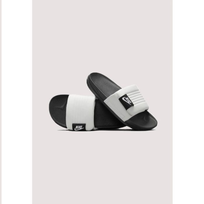 NIKE OFFCOURT WHITE-BLACK ADJUST SLIDE REVIVE FOAM