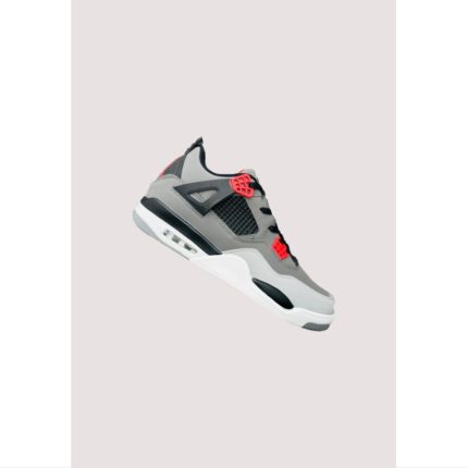 AIR JORDAN RETRO 4 GREY-WHITE (PREMIUM QUALITY)