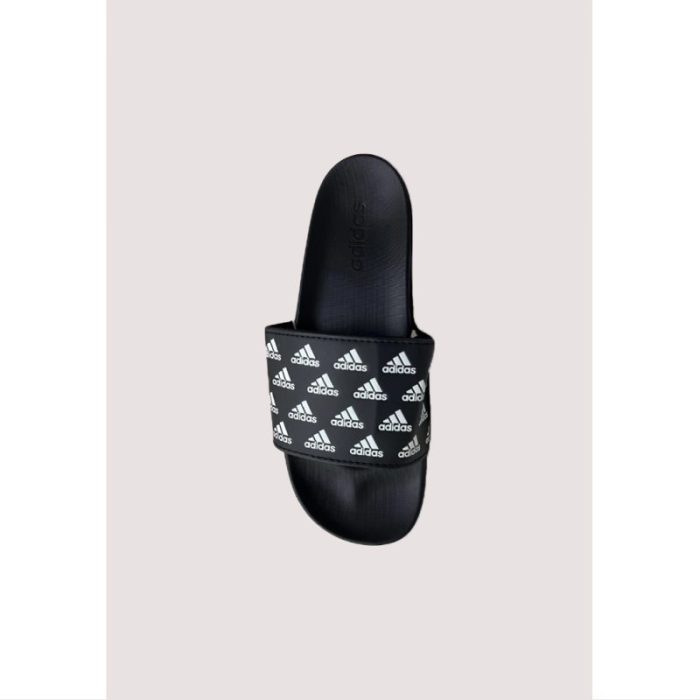 ADIDAS BLACK-WHITE PRINTED SLIDE (PREMIUM QUALITY)