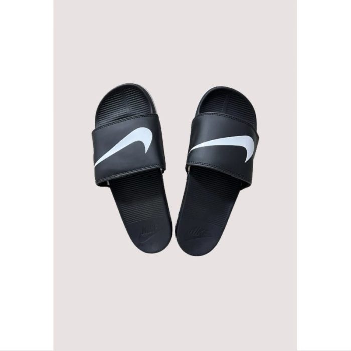 NIKE BLACK-WHITE TICK REBELLION ADELIDE SLIDE