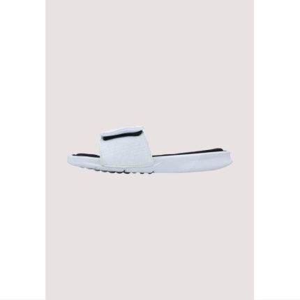 NIKE WHITE-BLACK COMFORT FOOTBED SLIPPER