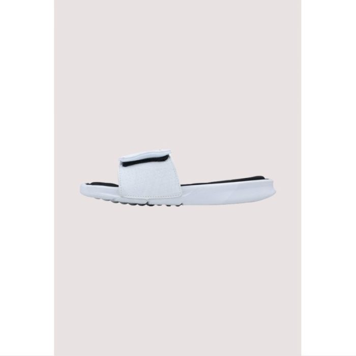 NIKE WHITE-BLACK COMFORT FOOTBED SLIPPER