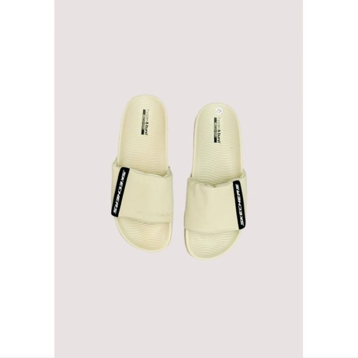 SKECHERS CREAM HYPER BURST SOFT SLIDE D1 (PREMIUM-QUALITY)