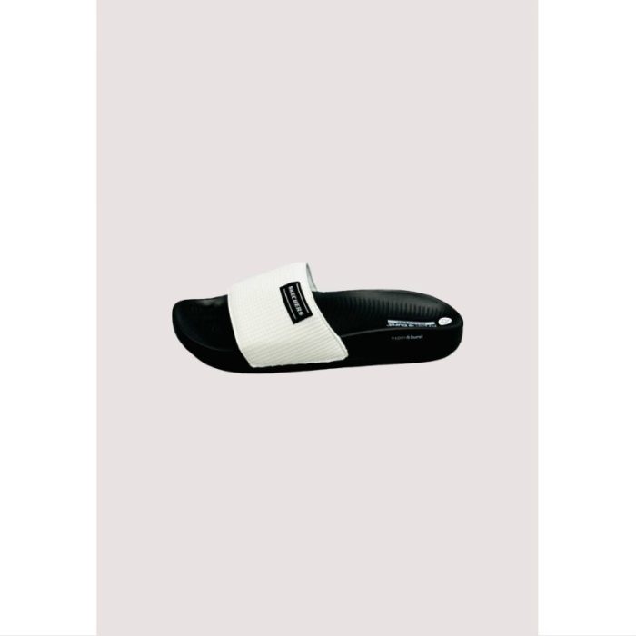 SKECHERS WHITE-BLACK HYPER BURST SOFT SLIDE D2 (PREMIUM-QUALITY)