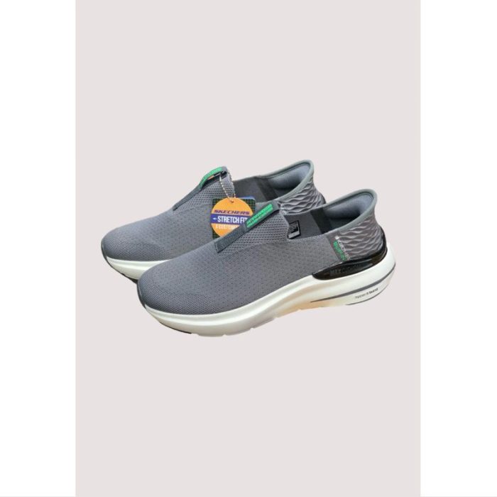 SKECHERS SLIP-INS MAX CUSHIONING GREY HYPER-BURST (PREMIUM-SHOES)