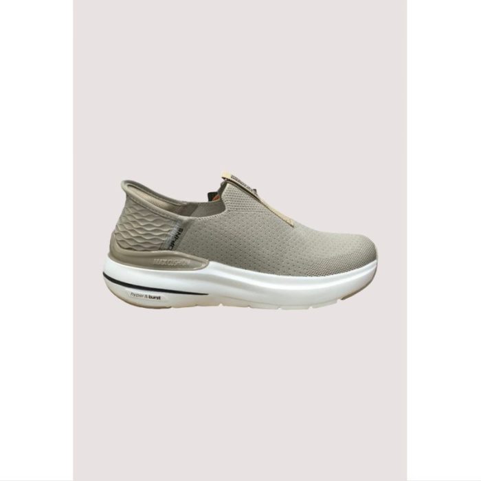 SKECHERS SLIP-INS MAX CUSHIONING KHAKI HYPER-BURST (PREMIUM-SHOES)