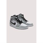 AJ-1 SMOKY GREY-WHITE HIGH TOP (PREMIUM-SHOES) - Image 2