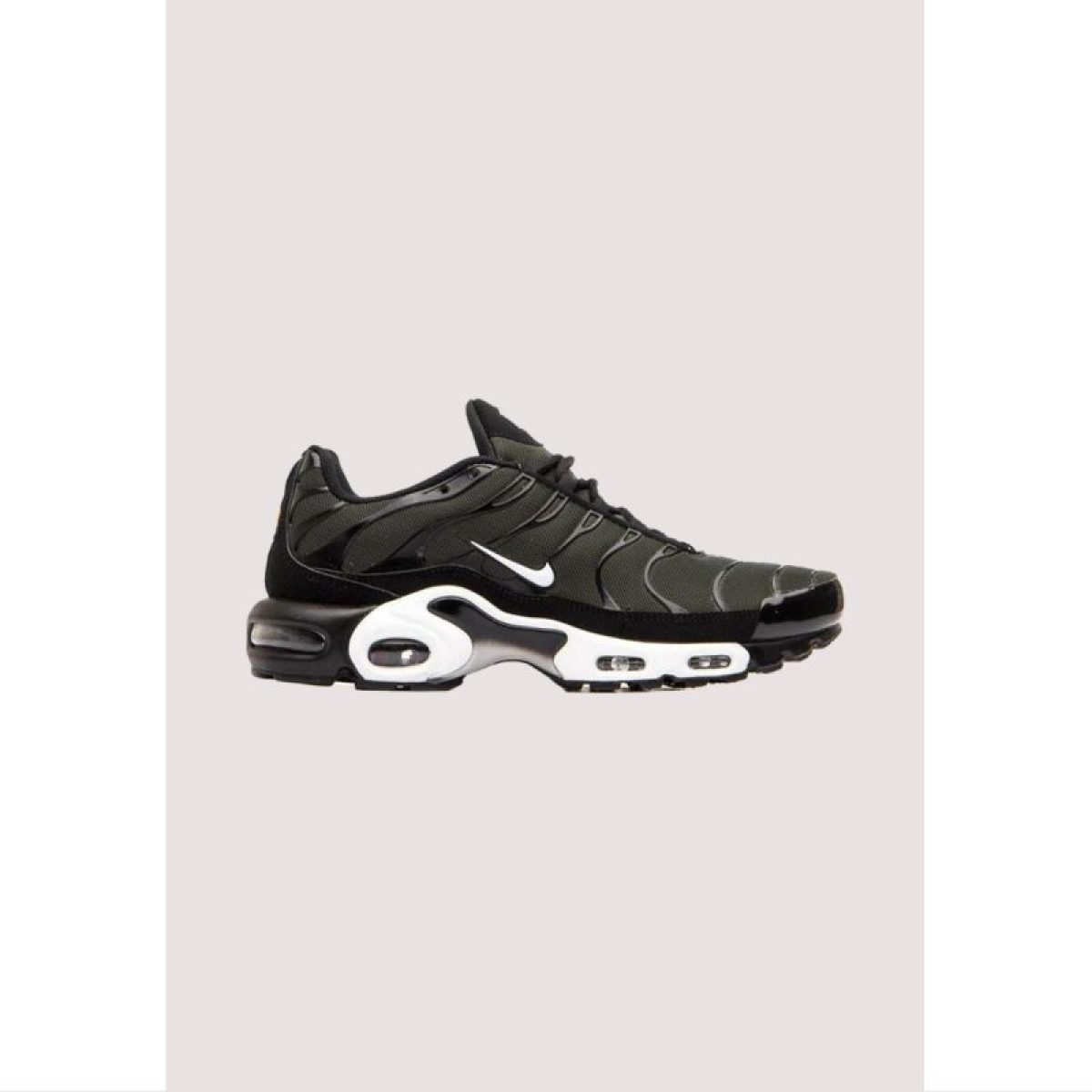 NIKE TN AIR MAX PLUS BLACK SEQUOIA PREMIUM SHOES lara.pk