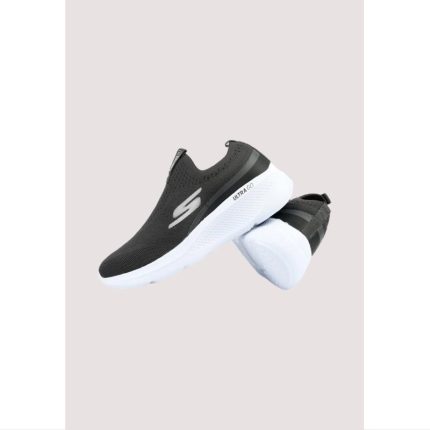 SKECHERS ULTRA GO RUN CHARCOAL-WHITE (PREMIUM-SHOES)