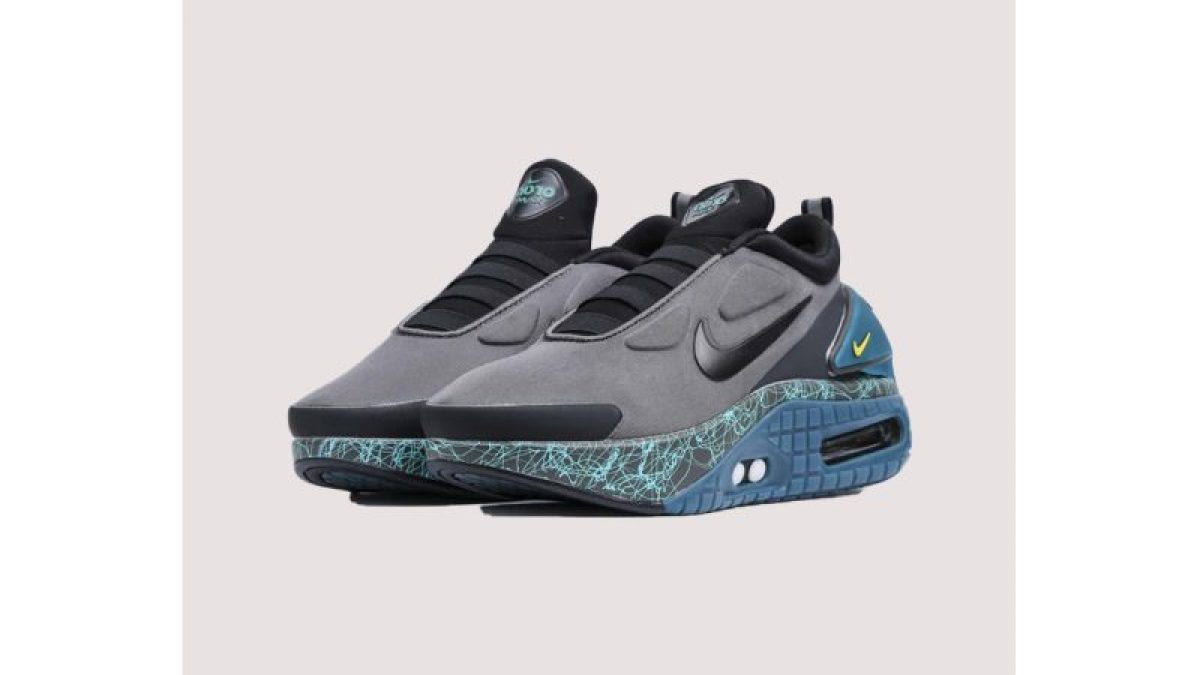 Nike adapt gray best sale