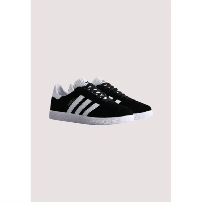 ADIDAS GAZELLE CORE BLACK-WHITE SHOES