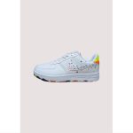 NKE AIR FORCE 1 WHITE GREEN MULTI SHOES