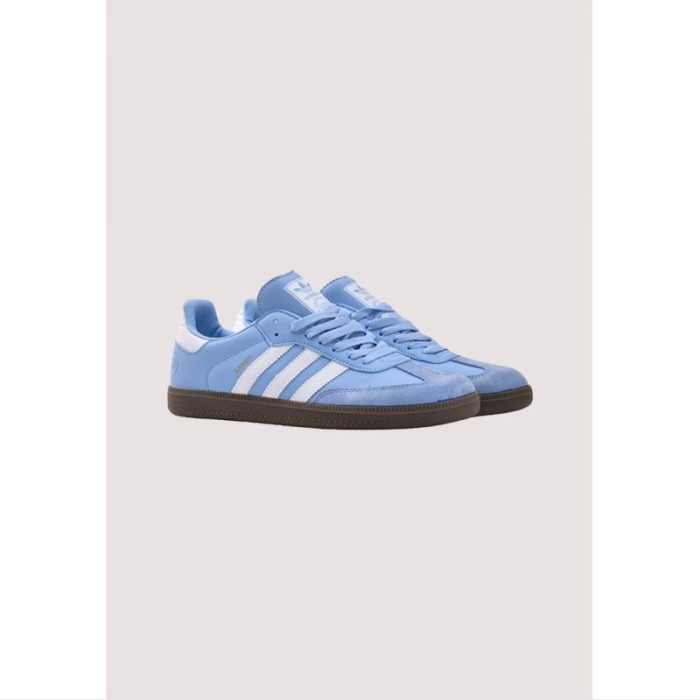 ADIDAS SAMBA VEGAN BLUE WHITE SHOES