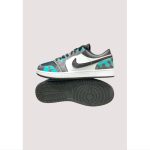 NIKE AIR JORDAN 1 LOW GREEN TIE-DIE