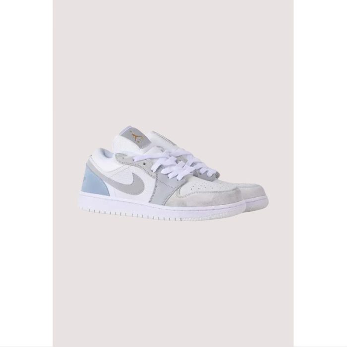 AIR JORDAN 1 LOW PARIS SKY GREY WHITE