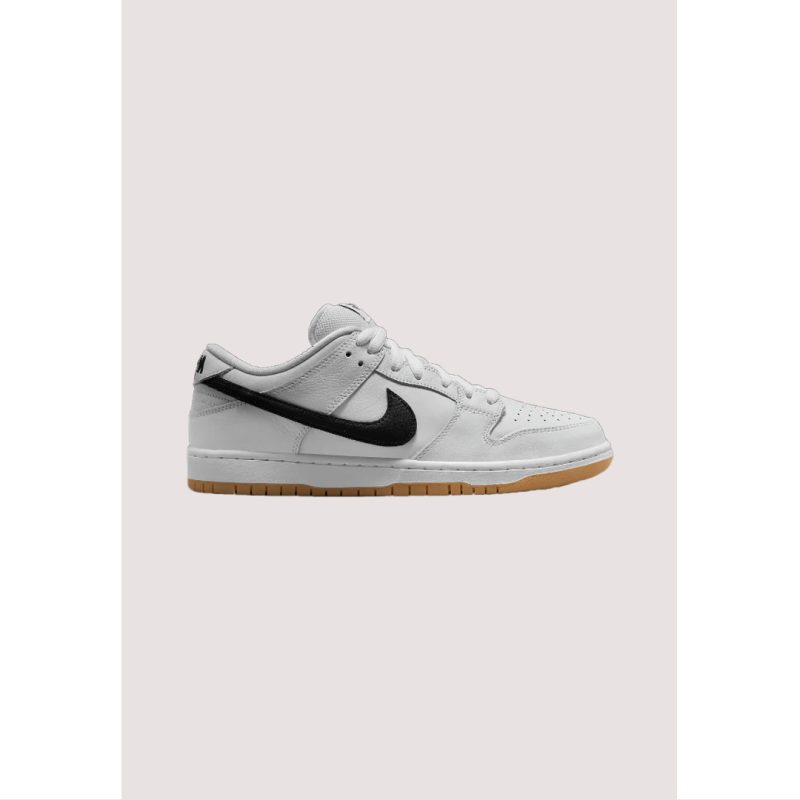 NIKE SB DUNK LOW PRO WHITE BLACK GUM