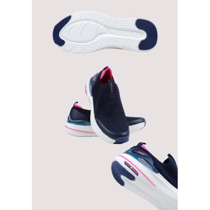 SKECHERS MAX CUSHION HYPER BURST NAVY WOMEN SHOES