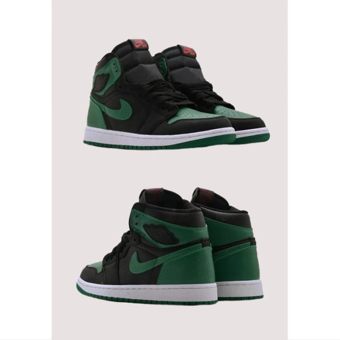 AIR JORDAN 1 HIGHS PINE GREEN BLACK