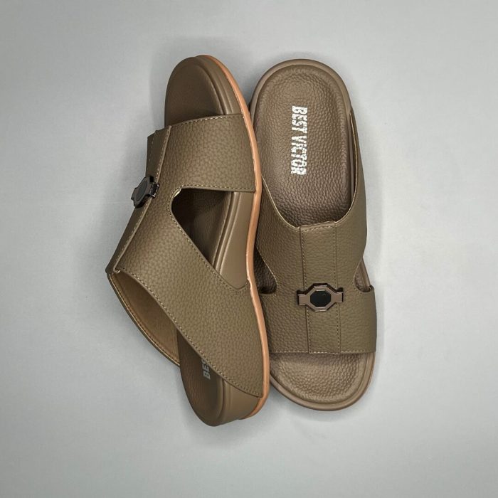 UAE PRINCE SOFT MEDICATED CAMEL BROWN URBAN-EDGE SLIDE.