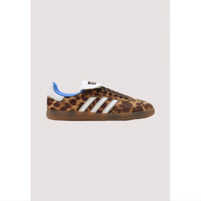 ADIDAS SAMBA PONY WALES BONNER LEOPARD SHOES