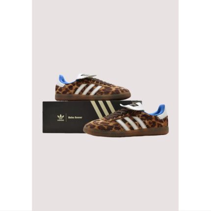 ADIDAS SAMBA PONY WALES BONNER LEOPARD SHOES