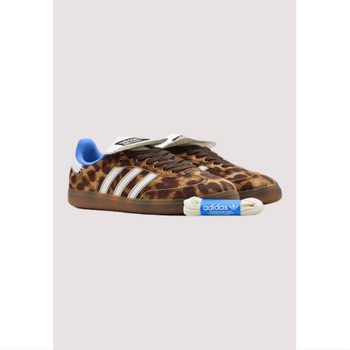 ADIDAS SAMBA PONY WALES BONNER LEOPARD SHOES