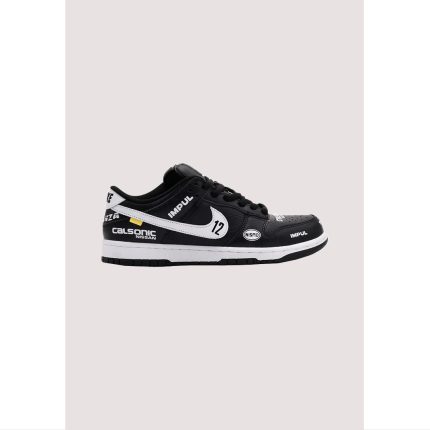 NIKE SB DUNK LOW PRO BLACK CUSTOMIZED CALSONIC
