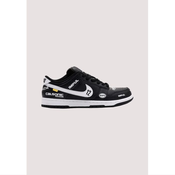 NIKE SB DUNK LOW PRO BLACK CUSTOMIZED CALSONIC