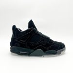 AIR JORDAN 4 RETRO KAWS – BLACK SUEDE GLOW IN THE DARK