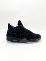 AIR JORDAN 4 RETRO KAWS – BLACK SUEDE GLOW IN THE DARK