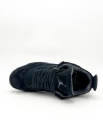 AIR JORDAN 4 RETRO KAWS – BLACK SUEDE GLOW IN THE DARK - Image 4