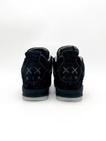 AIR JORDAN 4 RETRO KAWS – BLACK SUEDE GLOW IN THE DARK - Image 9