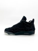 AIR JORDAN 4 RETRO KAWS – BLACK SUEDE GLOW IN THE DARK - Image 2