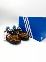 ADIDAS SAMBA OG BROWN LEOPARD PRINT WOMENS SHOES. - Image 8