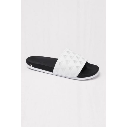 ADIDAS BLACK WHITE PRINTED SLIDE (PREMIUM QUALITY)