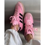 ADIDAS SAMBA X MEESI INTER MIAMI PINK BLACK SHOES ( 1st BATCH )