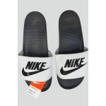 NIKE ALL BLACK WHITE LOGO PRINTED SLIDE