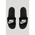 NIKE BLACK WHITE LOGO PRINTED SLIDE