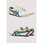 ONITSUKA TIGER MEXICO 66 CREAM MAKO BLUE GREEN MAROON - Image 4
