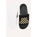 VANS OF THE WALL BLACK BEIGE CHECKER SLIDE