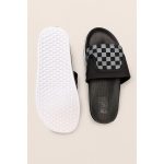 VANS OF THE WALL BLACK GREY CHECKER SLIDE