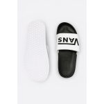 VANS OF THE WALL WHITE BLACK LOGO SLIDE