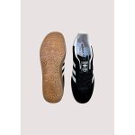 ADIDAS GAZELLE INDOOR BLACK WHITE GUM SOLE. - Image 5