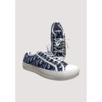 CHRISTIAN DIOR NAVY BLUE WHITE LOW TOP - Image 3