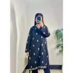 Black & Gold Embroidered 3-Piece Suit with Chiffon Dupatta