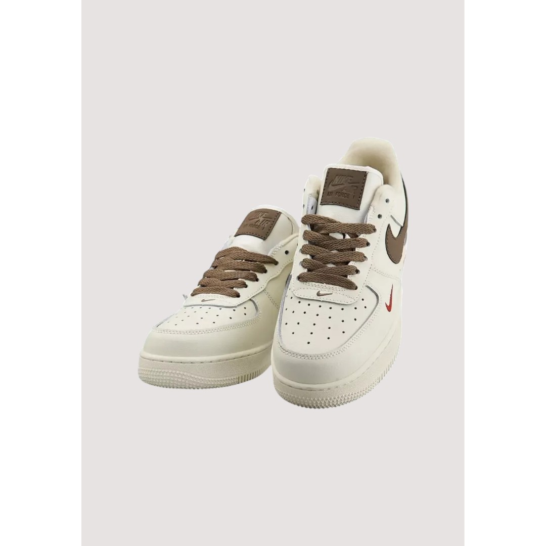 nike-air-force-1-low-white-brown-3 NIKE AIR FORCE 1 LOW CREAM-BROWN SHOES